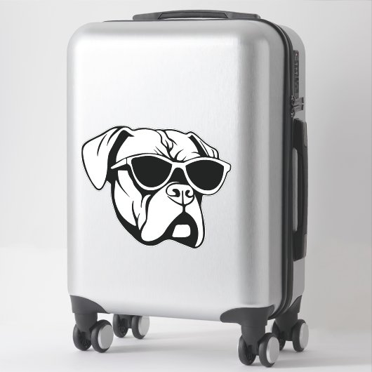 Boxer Dog Sticker (Koffer)