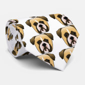 Boxer Dog Stropdas (Opgerold)