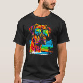 Boxer Dog Summer T-shirt (Voorkant)