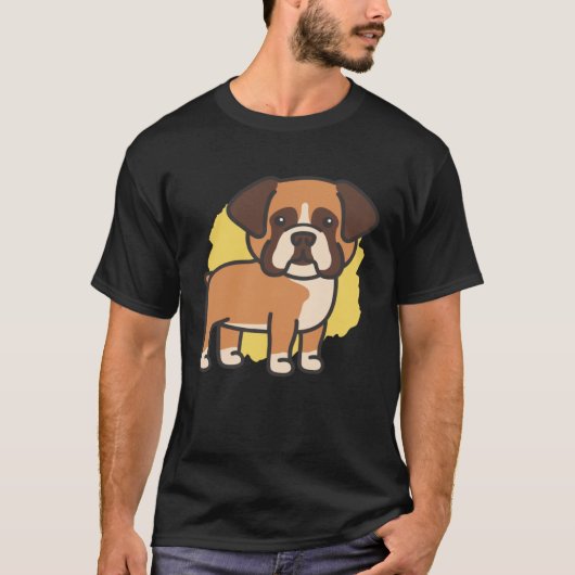 Boxer dog t-shirt (Voorkant)