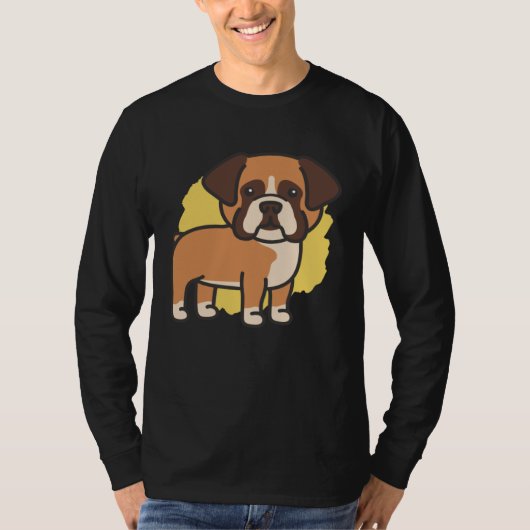 Boxer dog t-shirt (Voorkant)