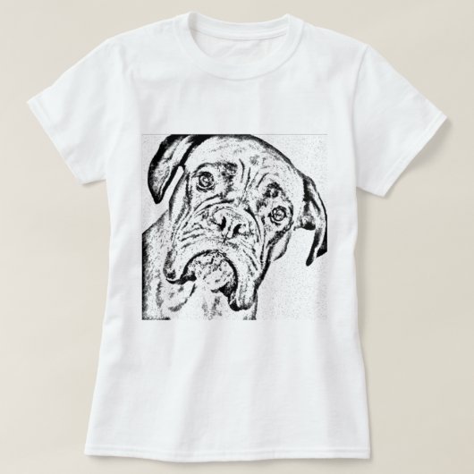 Boxer Dog T-shirt (Design voorkant)