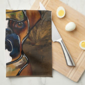 Boxer Dog Theedoek (Quarter Fold)