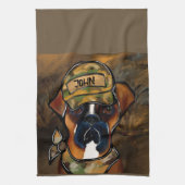 Boxer Dog Theedoek (Verticaal)