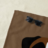 Boxer Dog Theme Love Strandlaken (In situ)