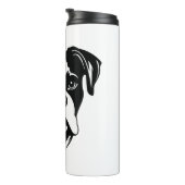 Boxer Dog Thermosbeker (Geroteerd rechts)