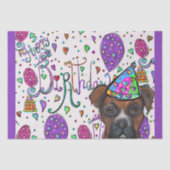 Boxer Dog Tissuepapier (Voorkant)