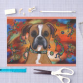 Boxer Dog Tissuepapier (Craft)