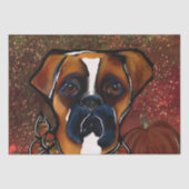 Boxer Dog Tissuepapier (Voorkant)