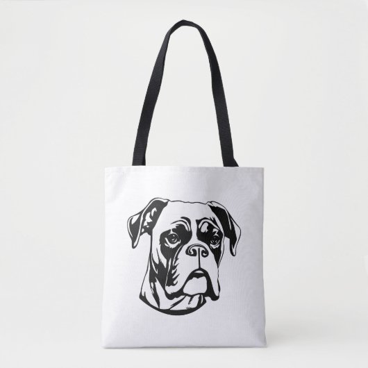 Boxer Dog Tote Bag (Voorkant)