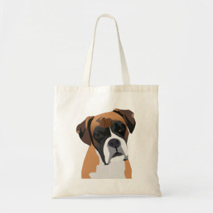 Boxer Dog Tote Bag