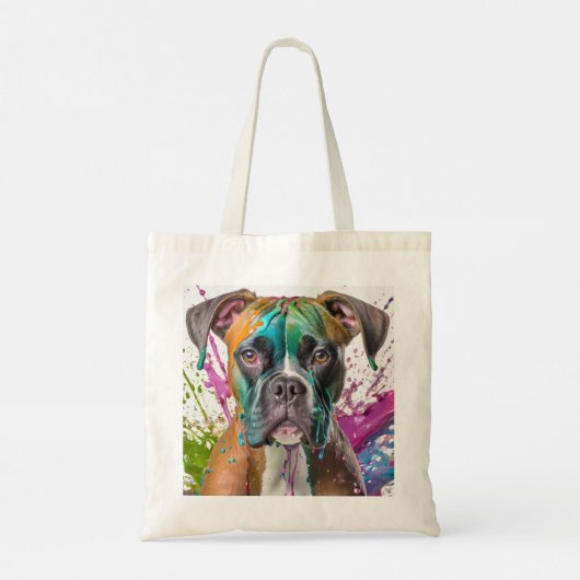 Boxer Dog Tote Bag (Achterkant)