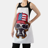 Boxer Dog USA Schort (Insitu)