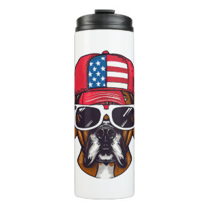 Boxer Dog USA Thermosbeker
