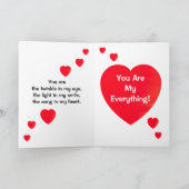 Boxer Dog Valentijn Wenskaart Feestdagen Kaart (Binnen)