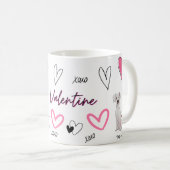 Boxer Dog Valentijnsdag mok (Voorkant rechts)