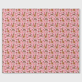 Boxer Dog Valentijnse  Gift Wrap Cadeaupapier (Vlak)