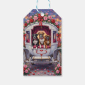 Boxer Dog Valentine's Day  Cadeaulabel (Achterkant)