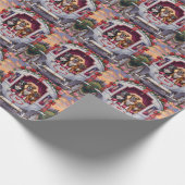 Boxer Dog Valentine's Day  Cadeaupapier (Hoek)