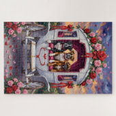 Boxer Dog Valentine's Day Legpuzzel (Horizontaal)