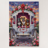 Boxer Dog Valentine's Day Legpuzzel (Verticaal)