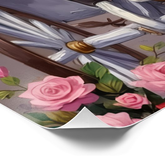 Boxer Dog Valentine's Day  Perfect Poster (Hoek)