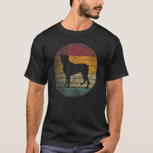 Boxer Dog  Verdrukte Retrostijl 70s 80s 9 T-shirt