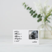 Boxer Dog Visitekaartje (Staand voorkant)