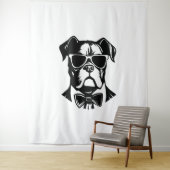 Boxer Dog Wandkleed (In situ)