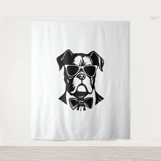 Boxer Dog Wandkleed (Voorkant)