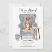 Boxer Dog We hebben de aanmaning verplaatst Aankondiging (Voorkant)