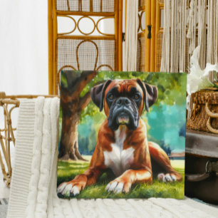 Boxer Dog 🐾Wiggle Butts & Tail Wags Canvas Afdruk