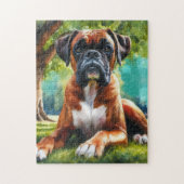 Boxer Dog 🐾Wiggle Butts & Tail Wags Legpuzzel (Verticaal)
