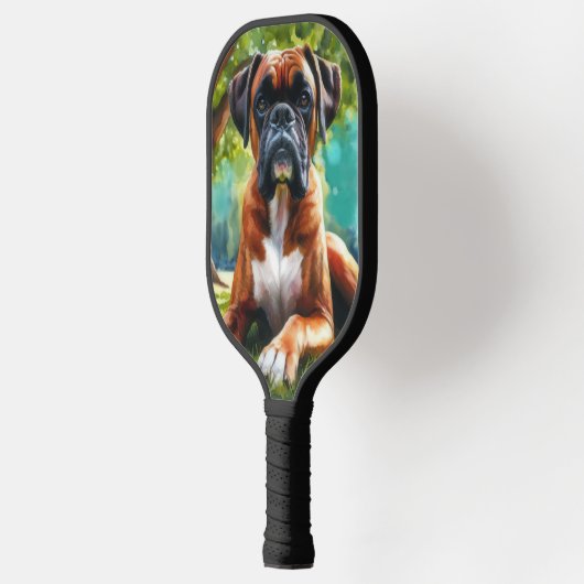 Boxer Dog Wiggle Butts & Tail Wags 🐾 Pickleball Paddle (Links)