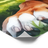 Boxer Dog 🐾Wiggle Butts & Tail Wags Poster (Hoek)