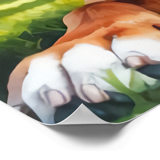 Boxer Dog 🐾Wiggle Butts & Tail Wags Poster (Hoek)