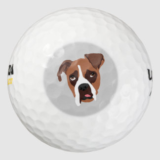 Boxer Dog Wilson Ultra 500 Distance Golf Ball Golfballen