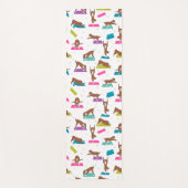 Boxer dog yoga pose yogamat (Voorkant)