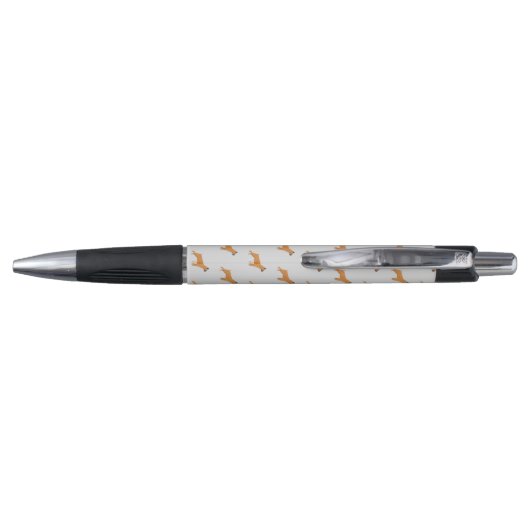 Boxer Dogs Pattern Monogrammed Pen (Achterkant)