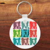 Boxer Dogs Sleutelhanger (Voorkant)
