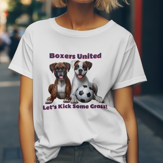 Boxer Dogs United - Laten we wat gras schoppen T-shirt
