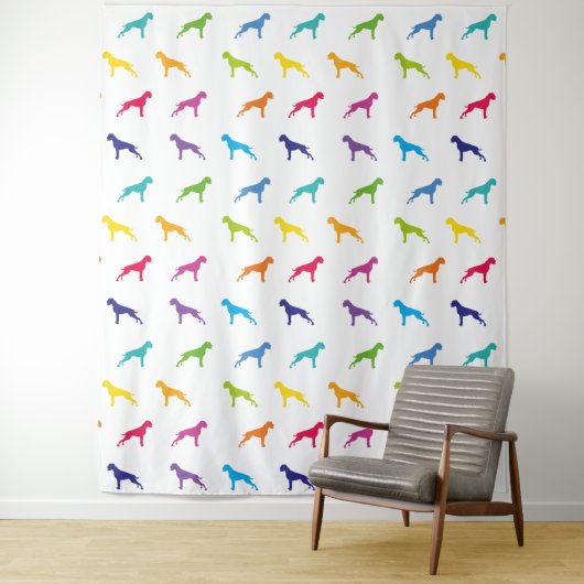 Boxer Dogs Wandkleed (In situ)