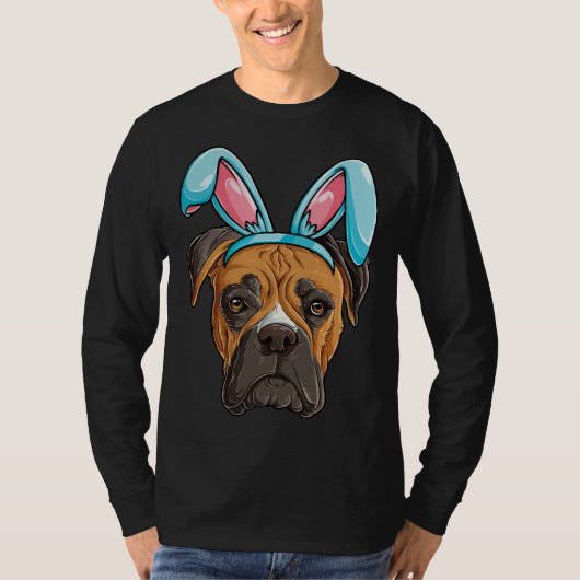 Boxer Easter Bunny Ears Costume  Boys Girls Kids D T-shirt (Voorkant)