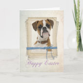 Boxer Easter Kaart (Voorkant)