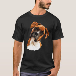 Boxer Een Mooie Boxer Kop Scheef Klassiek T-Shirt