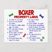 Boxer Eigendomwetten 2 Briefkaart (Voorkant)