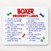 Boxer Eigendomwetten 2 Muismat (Voorkant)