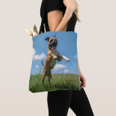 Boxer Elegant Canvas tas (Dichtbij)