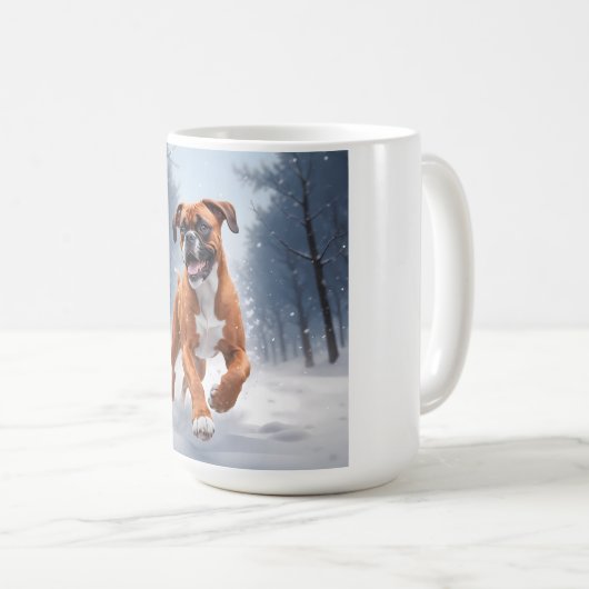 Boxer Elegant Coffee Mok (Voorkant rechts)