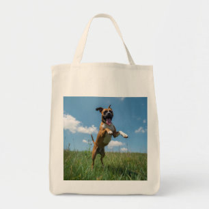 Boxer Elegant Grocery Canvas tas